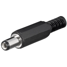 Utikač DC 5,5x2,1 L=9mm za kabel HQ
