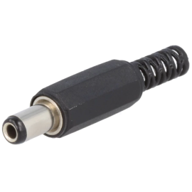 Utikač DC 5,5x2,5 L=9mm za kabel