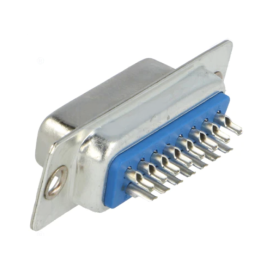 Konektor DB 15p ženski za kabel; 5A