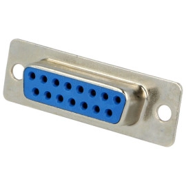Konektor DB 15p ženski za kabel; 5A