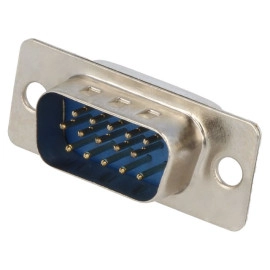 Konektor VGA DB 15p muški za kabel
