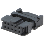 Konektor IDC 10p (2x5) 2,54mm ženski za kab. FLAT
