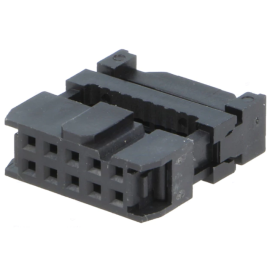 Konektor IDC 10p (2x5) 2,54mm ženski za kab. FLAT