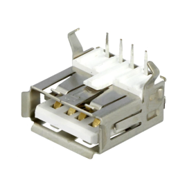 Konektor USB A-print ženski kutni 90°