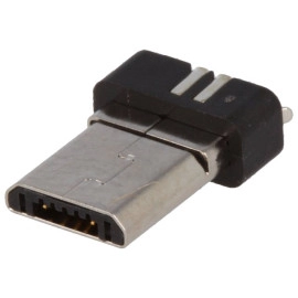 Konektor USB micro-B; print SMD muški 5p