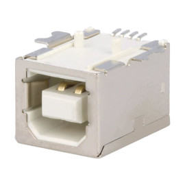 Konektor USB B-print SMD ženski vodoravni