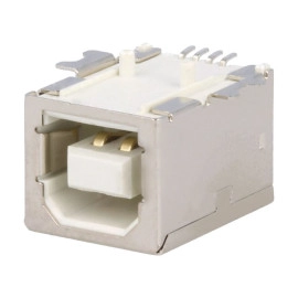 Konektor USB B-print SMD ženski vodoravni