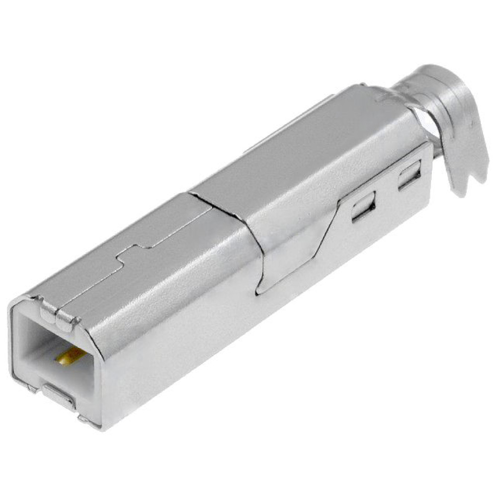 Konektor USB B muški za kabel + kučište Konektor USB B muški za kabel + kučište