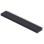 Konektor STRIP 1R 20p 2,54mm ženski; pozlaćeni