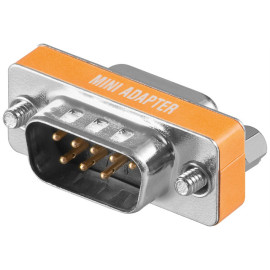 Adapter 9p muški / 9p ženski NULL MODEM mini