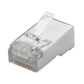 Utikač mikro 8/8 (RJ45) CAT6 oklopljeni, pozlaćeni