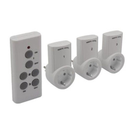 Daljinski s 3 utičnice set 2300W, 433,92MHz- - - -