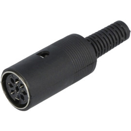 Konektor DIN ženski 8p za kabel; 270°