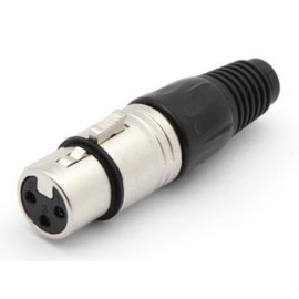 Konektor XLR 3p ženski za kabel; profi 