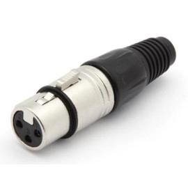 Konektor XLR 3p ženski za kabel; profi 