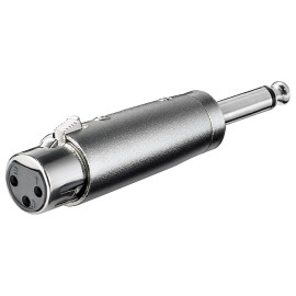 Adapter XLR ženski / 6,35mm mono muški