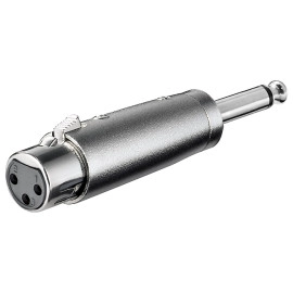 Adapter XLR ženski / 6,35mm mono muški