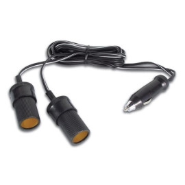 Adapter auto muški / 2xauto ženski; 5A; 1,9m kabla