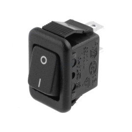 Prekidač vaga ON-OFF 1x2pin 3A 250V crni označeni 