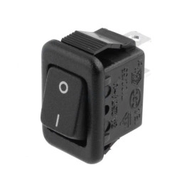 Prekidač vaga ON-OFF 1x2pin 3A 250V crni označeni 