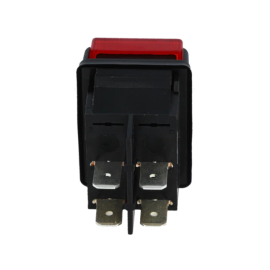 Prekidač potisni ON-OFF 2x2pin 250V 10A crn./crv. 