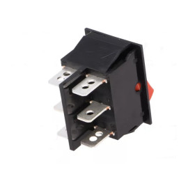 Prekidač vaga 2xON-ON 1x3pin (2x) 230V 10A