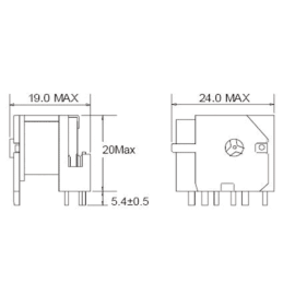 Relej auto 24VDC / 30-40A 1xU; 362R; 66mA