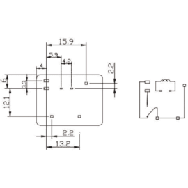 Relej auto 24VDC / 30-40A 1xU; 362R; 66mA