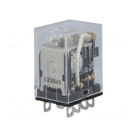 Relej 24VAC 10A 2xU 180R Omron; LY2-24AC