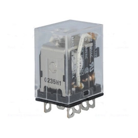 Relej 24VAC 10A 2xU 180R Omron; LY2-24AC