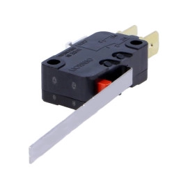 Prekidač mikro 16A 230V s polugom 50,9mm; 6,3x0,8