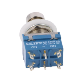 Prekidač potisni ON-OFF 2x3pin 1A 230VAC 