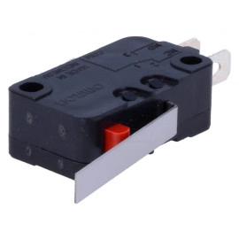 Prekidač mikro 16A 250V s polugom 27,1mm; 4,75x0,5