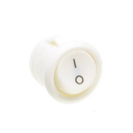 Prekidač vaga ON-OFF 1x2pin 250V 6A okrugli bež