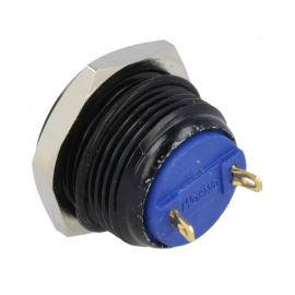 Taster potisni anti-vandal 36VDC 2A NO IP65 crni