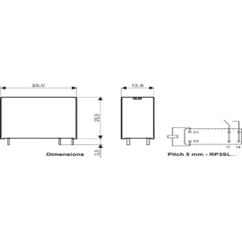 Relej 24VDC 16A 1xU 1-1393230-1 TE Connectivity