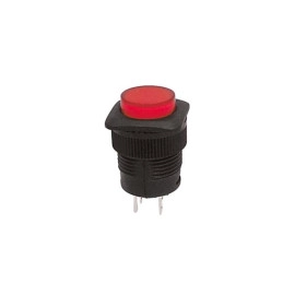 Taster potisni 0-(1) 250V 1A LED crveni