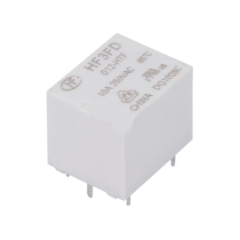 Relej 12VDC 10A 1xU 400R HF3FD/012-HT Hongfa Relay