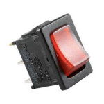 Prekidač vaga ON-OFF 1x3pin 10A 250V s tinj.crveni
