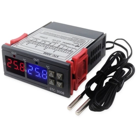 Termostat digitalni dupli -50-125°C 24VDC; sonda