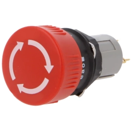 Sigurnosna sklopka (gljiva); 250V 5A NC IP65 **N**
