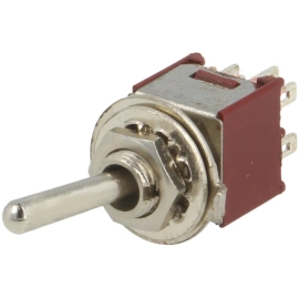 Prekidač KIP ON-OF-ON 250VAC 1A; 8.3x9.2x8.6mm