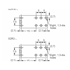 Relej 5VDC 16A 1xU 47R G2R-1-E 5VDC Omron