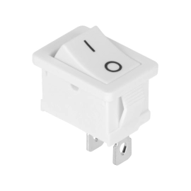 Prekidač vaga ON-OFF 1x2pin 6A 250V bijeli
