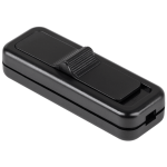 Prekidač za kabel klizni 230V 2A crni 66x23x13mm