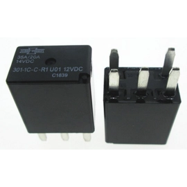 Relej auto 12VDC 35A/20A 123R; 301-1C-C-R1