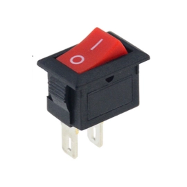Prekidač vaga ON-OFF 1x2pin 3A 250V crveni