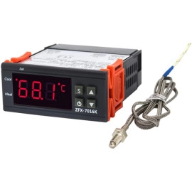 Termostat digitalni 1-999°C 24VDC 30A; sonda 1m