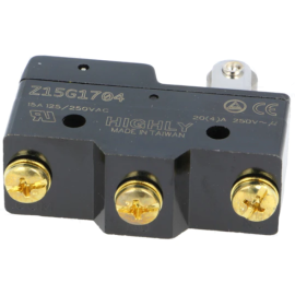 Prekidač mikro 15A 250V pol.+ kot. Z15G1704 Highly