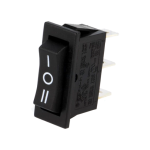 Prekidač vaga ON-OFF-ON 1x3pin 10A 250V crni